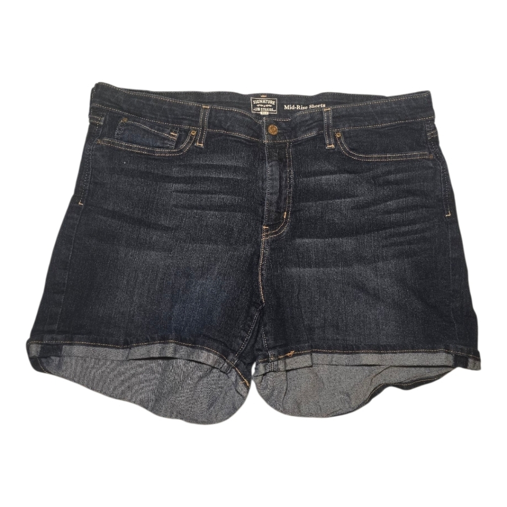 Levi's Dark Blue Strech Jean Shorts